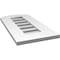 Ekena Millwork Arch Top Surface Mount PVC Gable Vent: Non-Functional, w/ 3-1/2"W x 1"P Standard Frame, 12"W x 22"H GVPAR12X2201SN - alternate 3